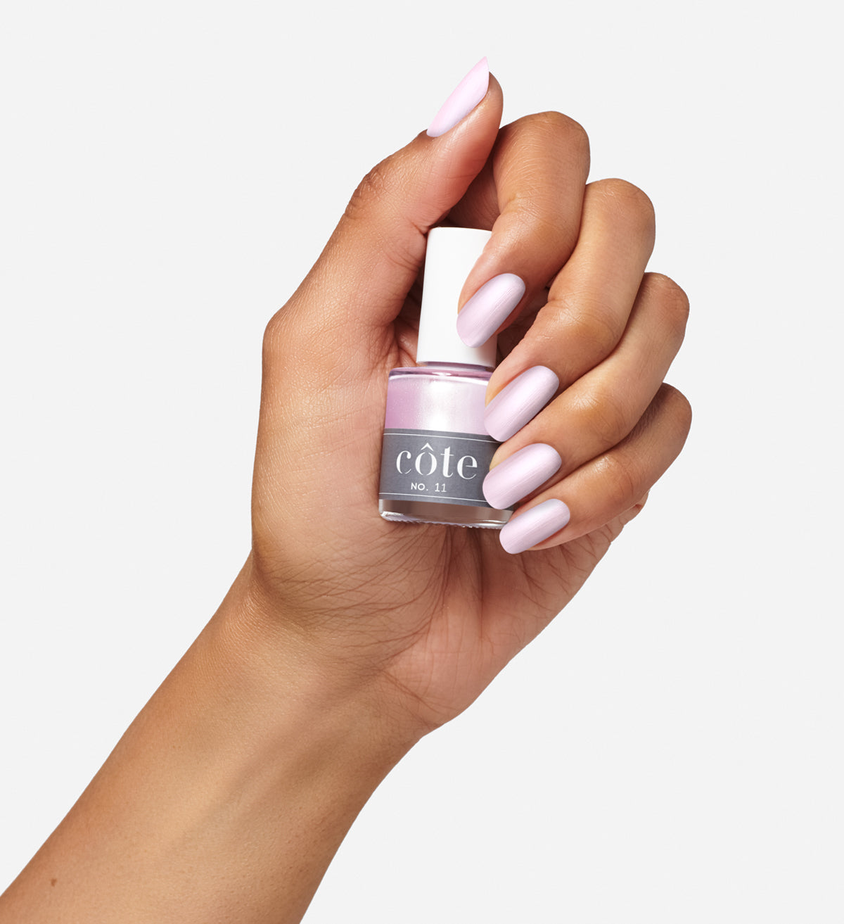 No. 11 Pink Opal Nail Polish - Vegan Nail Polish - Hand