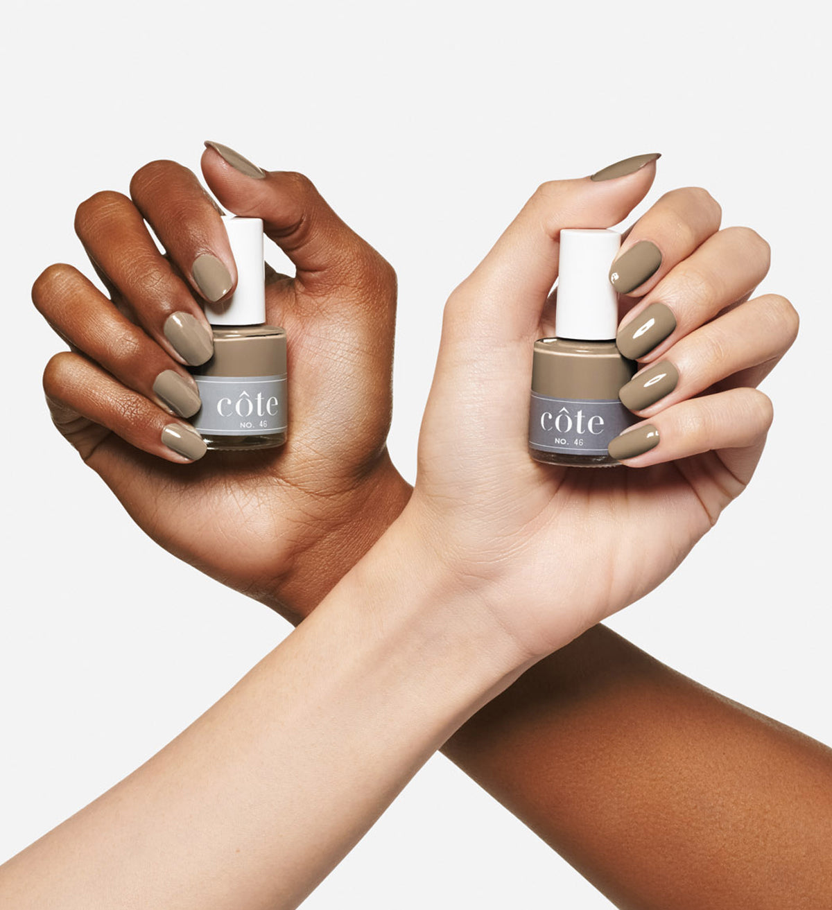 No. 46 Taupe Nail Polish - Non Toxic Nail Polish - Hands