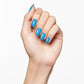 No. 119 Rich Azure Blue Nail Polish - Non Toxic Nail Polish - hand