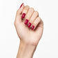 No. 37 garnet red cream nail polish - hand