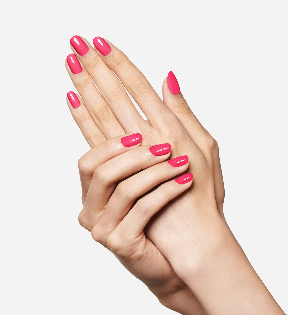 50 Trendy Pink Nails That're Perfect For Spring : Dark Pink French Tips on Pink  Nails I Take You | Wedding Readings | Wedding Ideas | Wedding Dresses |  Wedding Theme