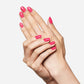 No. 18 Totally Tulip Pink Nail Polish - Non Toxic Nail Polish - hands